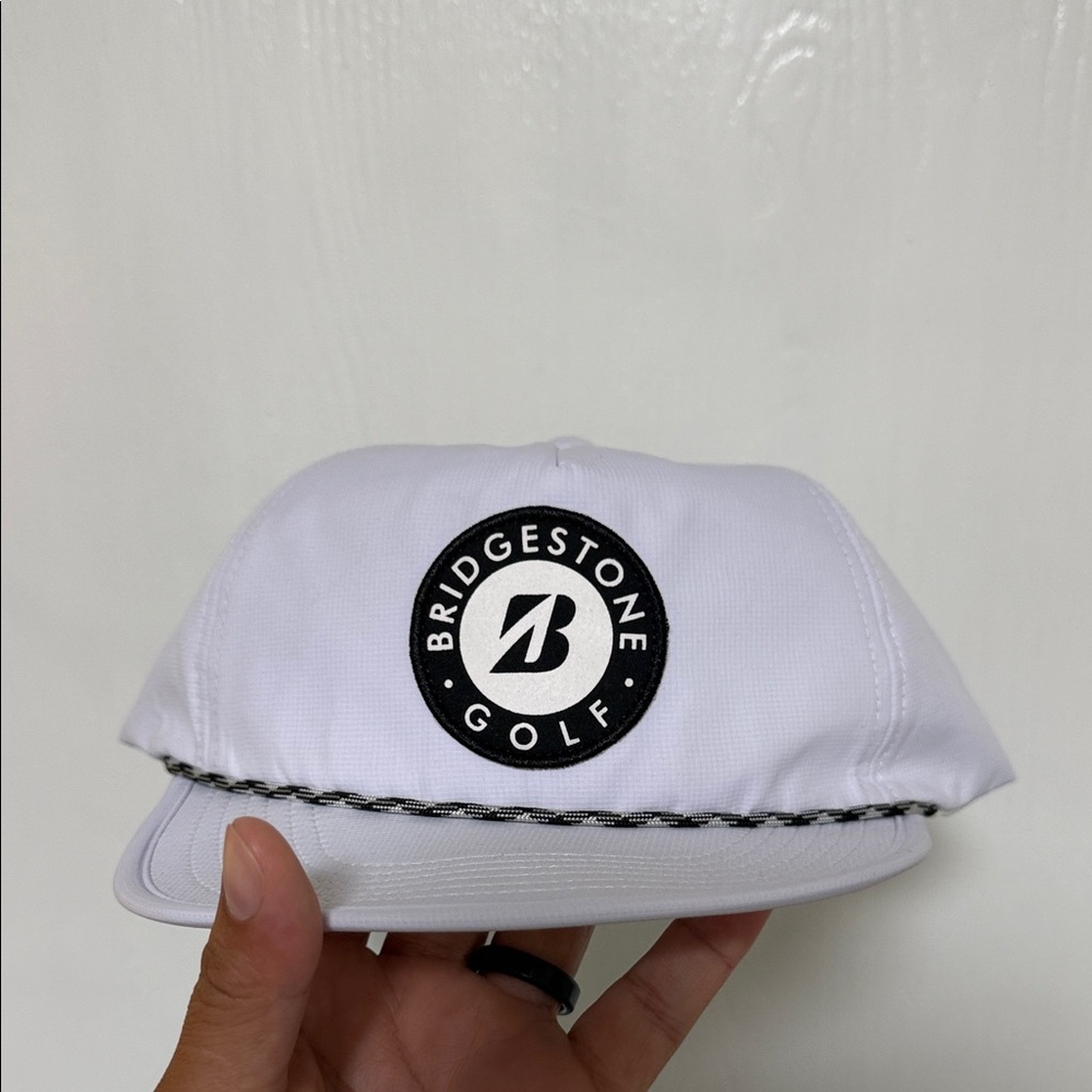 Bridgestone Golf White Cap